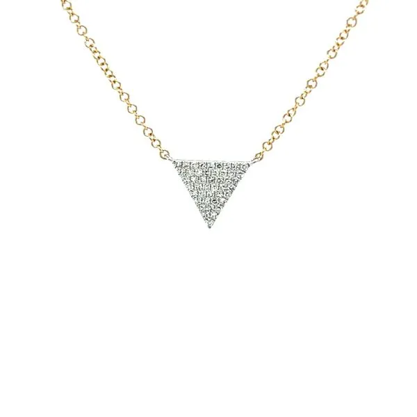 14K White and Yellow Gold Diamond Pendant Necklace Minor Jewelry Inc. Nashville, TN