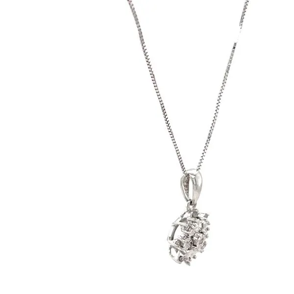 10K White Gold Diamond Pendant Image 2 Minor Jewelry Inc. Nashville, TN