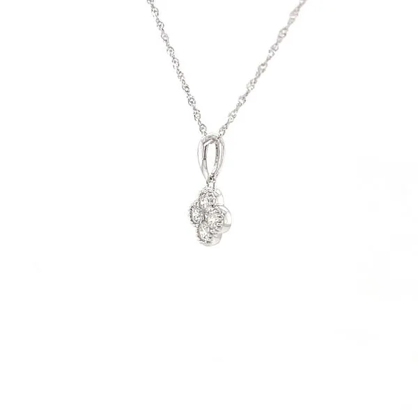 14K White Gold Diamond Pendant Necklace Image 2 Minor Jewelry Inc. Nashville, TN