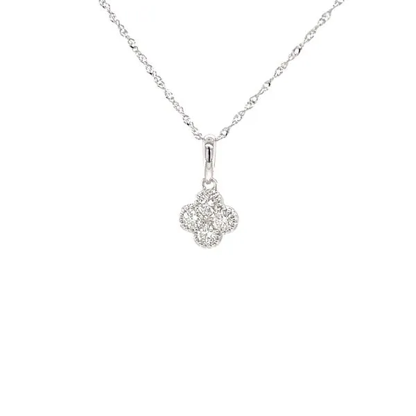 14K White Gold Diamond Pendant Necklace Minor Jewelry Inc. Nashville, TN
