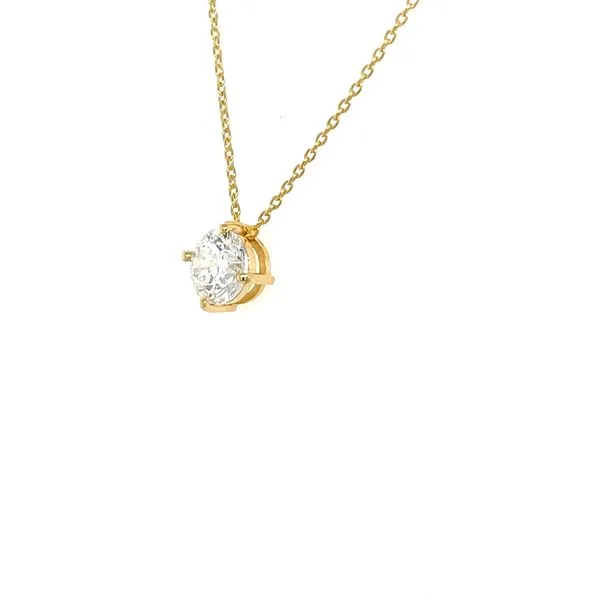 14K Yellow Gold Diamond Pendant Necklace Image 2 Minor Jewelry Inc. Nashville, TN