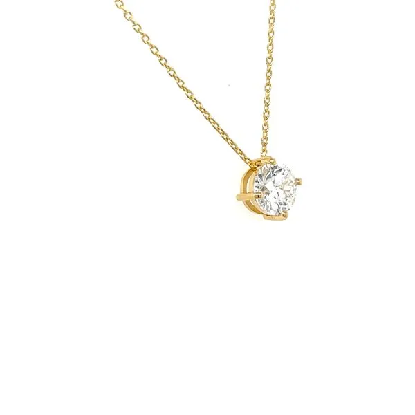 14K Yellow Gold Diamond Pendant Necklace Image 3 Minor Jewelry Inc. Nashville, TN