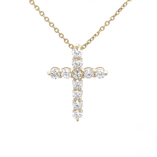 14K Yellow Gold 1.00cttw Lab Grown Diamond Pendant Necklace Minor Jewelry Inc. Nashville, TN