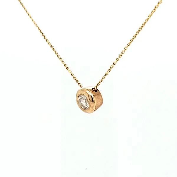 14K Yellow Gold Diamond Pendant Necklace Image 2 Minor Jewelry Inc. Nashville, TN