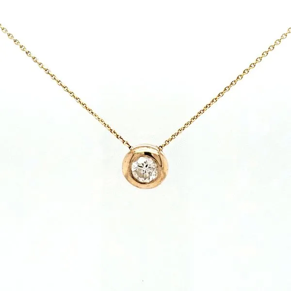 14K Yellow Gold Diamond Pendant Necklace Minor Jewelry Inc. Nashville, TN