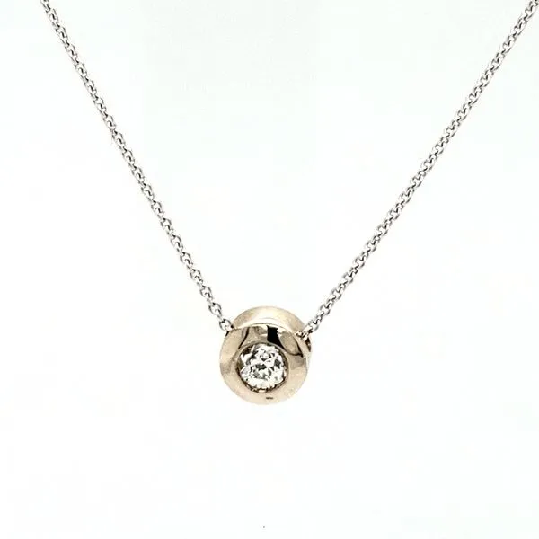 14K  White Gold Diamond Pendant Necklace Minor Jewelry Inc. Nashville, TN