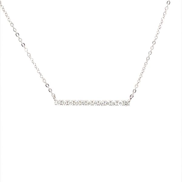 14K White Gold Diamond Pendant Necklace Minor Jewelry Inc. Nashville, TN