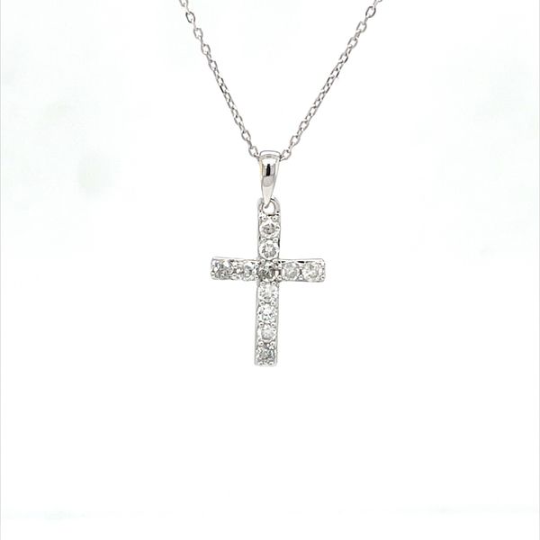 14K White Gold Cross Necklace Minor Jewelry Inc. Nashville, TN