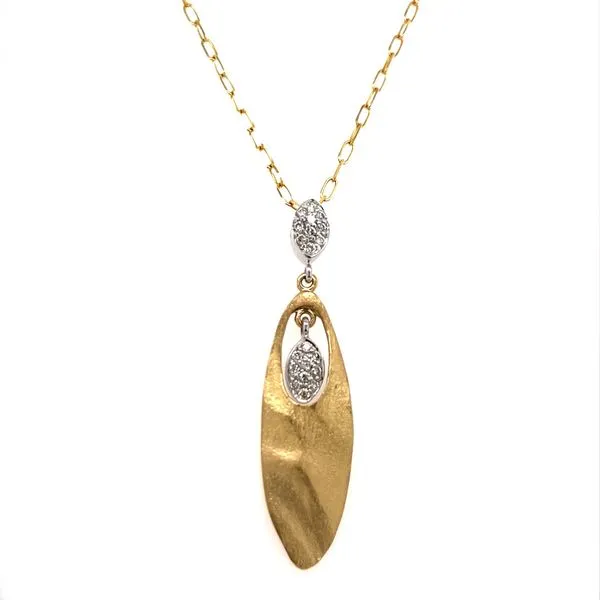 14K Yellow Gold Diamond Pendant Necklace Minor Jewelry Inc. Nashville, TN