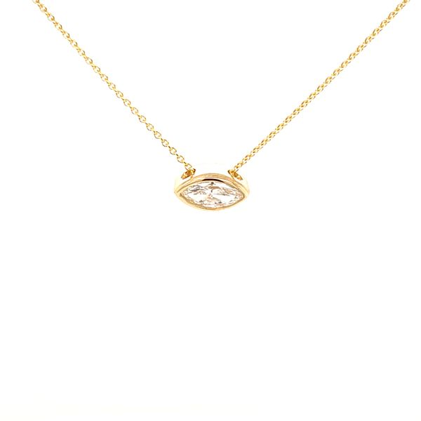 14K Yellow Gold Diamond Pendant and 14K Yellow Gold Chain Minor Jewelry Inc. Nashville, TN