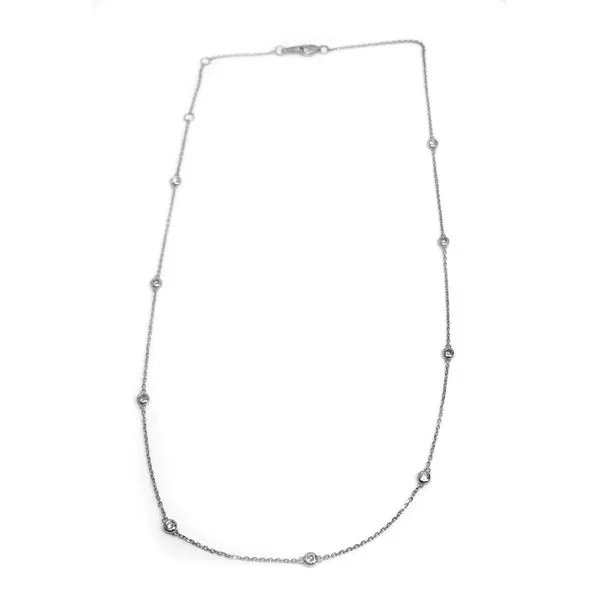 14K White Gold Diamond Necklace Image 3 Minor Jewelry Inc. Nashville, TN