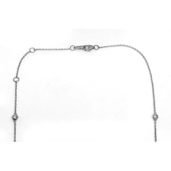 14K White Gold Diamond Necklace Image 4 Minor Jewelry Inc. Nashville, TN