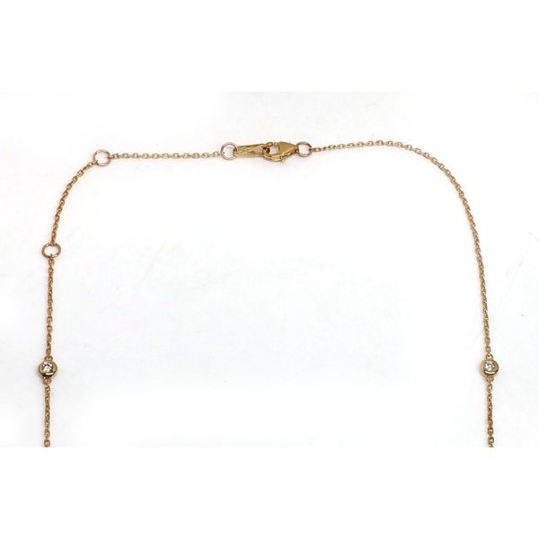 14K Yellow Gold Diamond Necklace Image 4 Minor Jewelry Inc. Nashville, TN