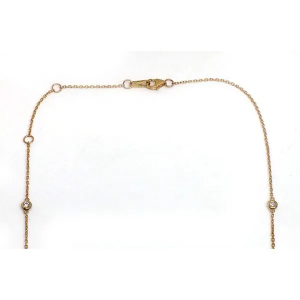 14K Yellow Gold Diamond Necklace Image 4 Minor Jewelry Inc. Nashville, TN