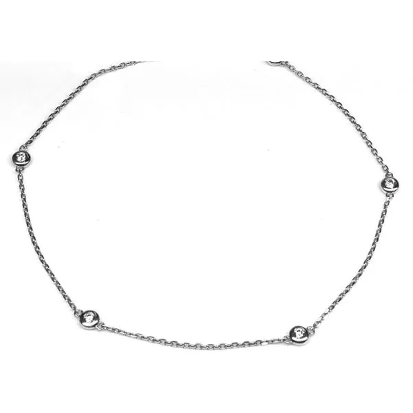 14K White Gold Diamond Necklace Image 3 Minor Jewelry Inc. Nashville, TN