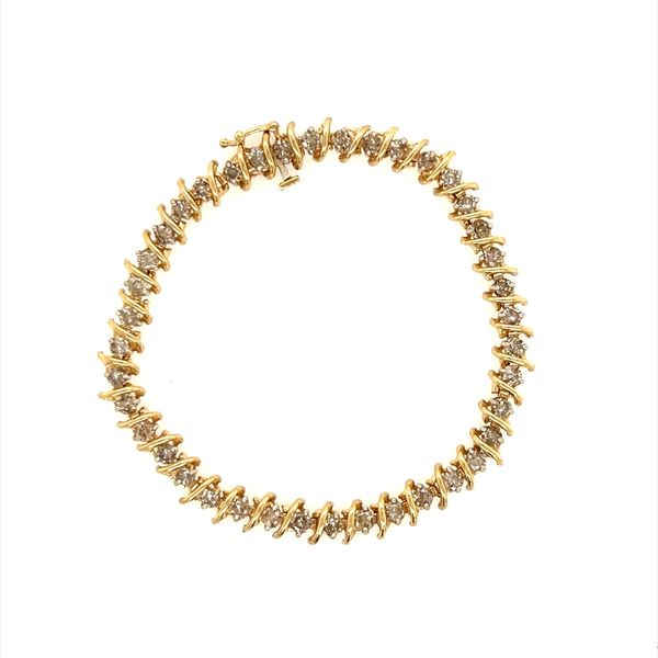 14K Yellow Gold Bracelet With Diamonds Minor Jewelry Inc. Nashville, TN