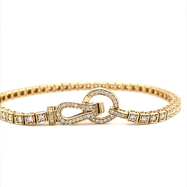14K Yellow Gold Diamond Tennis Bracelet Minor Jewelry Inc. Nashville, TN