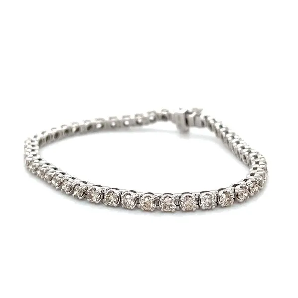 10K White Gold Diamond Tennis Bracelet Image 3 Minor Jewelry Inc. Nashville, TN