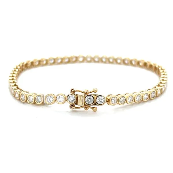 4.50cttw 14K Yellow Gold Mined Diamond Bracelet Image 2 Minor Jewelry Inc. Nashville, TN