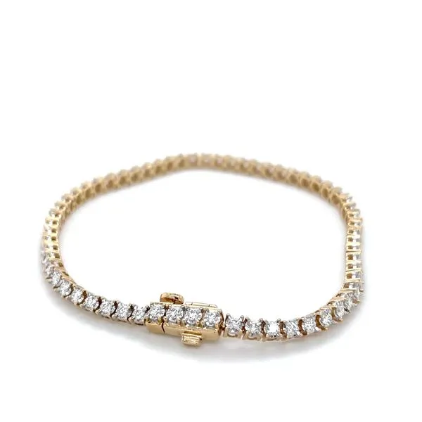 2.00cttw 10K Yellow Gold Lab Grown Diamond Tennis Bracelet Minor Jewelry Inc. Nashville, TN