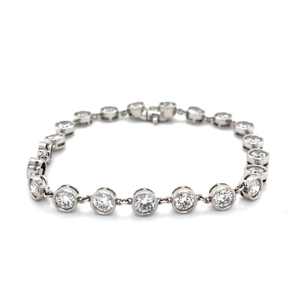 7cttw 14K White Gold Lab Diamond Bracelet Image 2 Minor Jewelry Inc. Nashville, TN
