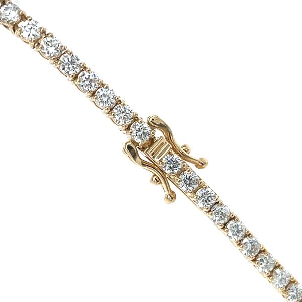 4cttw 14K Yellow Gold  Lab Grown Diamond Tennis Bracelet Image 3 Minor Jewelry Inc. Nashville, TN