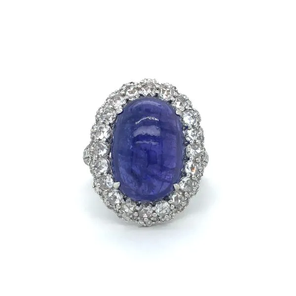 18K White Gold Sapphire and Diamond Ring Minor Jewelry Inc. Nashville, TN