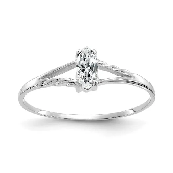 10K White Gold White Topaz Ring Minor Jewelry Inc. Nashville, TN
