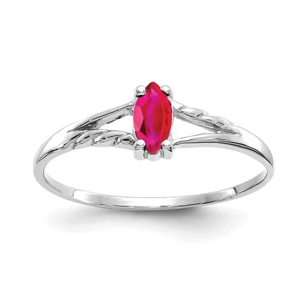 10K White Gold Ruby Ring Minor Jewelry Inc. Nashville, TN