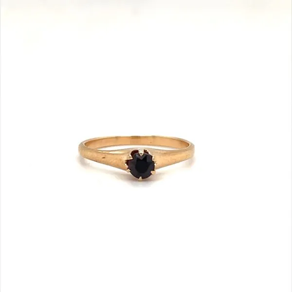 14K Yellow Gold Garnet Ring Image 2 Minor Jewelry Inc. Nashville, TN