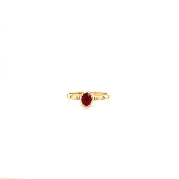 14K Yellow Gold Ruby and Diamond Fashion Ring Minor Jewelry Inc. Nashville, TN