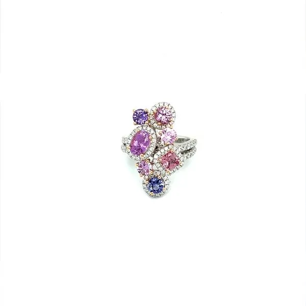 18K White Gold Sapphire and Diamond Ring Minor Jewelry Inc. Nashville, TN