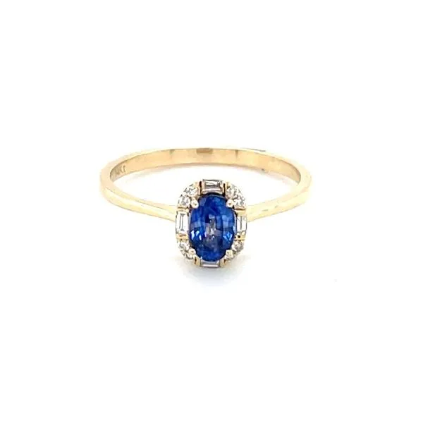 14K Yellow Gold Sapphire And Diamond Ring Minor Jewelry Inc. Nashville, TN