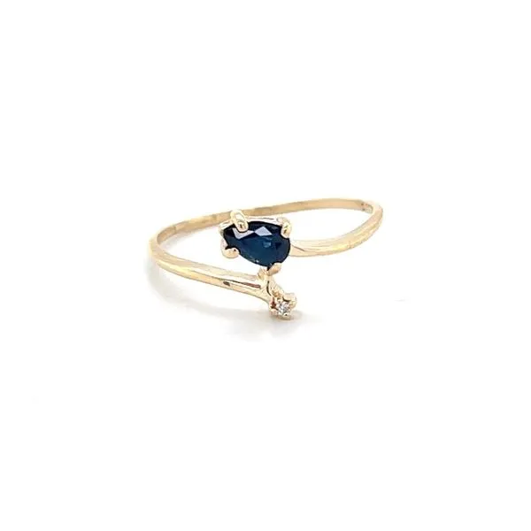 10K Yellow Gold Estate Sapphire and Diamond Ring Minor Jewelry Inc. Nashville, TN