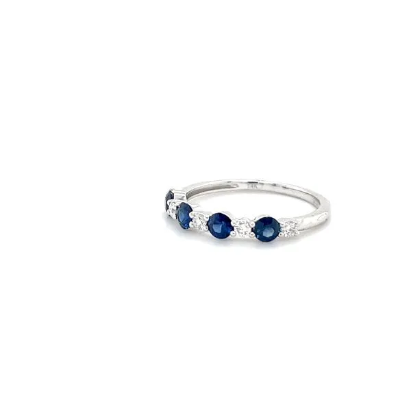 14K White Gold Sapphire and Diamond Ring Image 3 Minor Jewelry Inc. Nashville, TN