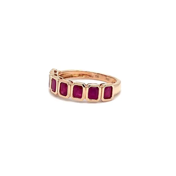 18K Rose Gold Mined Ruby Ring Image 2 Minor Jewelry Inc. Nashville, TN