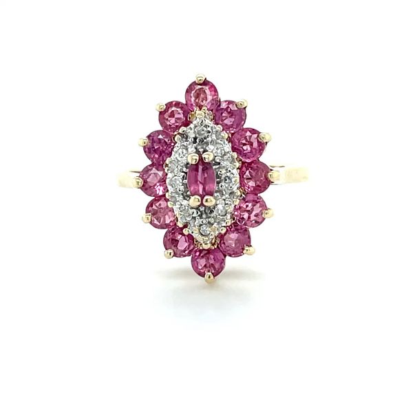 Yellow 10K Size8.75 Weight 4.8g Cluster Fashion Ring Minor Jewelry Inc. Nashville, TN