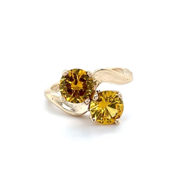 10K Yellow Gold Estate Lab-Grown Yellow Gems Ring Minor Jewelry Inc. Nashville, TN