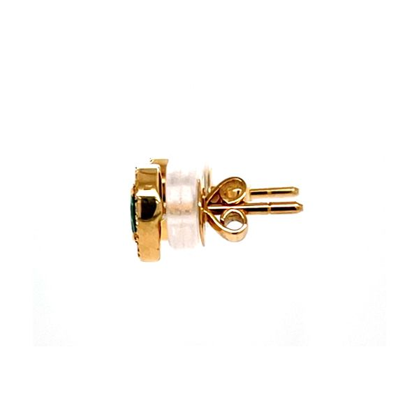 14K Yellow Gold Emerald Earrings Image 2 Minor Jewelry Inc. Nashville, TN