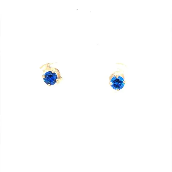 14K Yellow Gold Tanzanite Stud Earring Minor Jewelry Inc. Nashville, TN