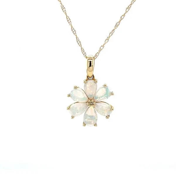 14K Yellow Gold Opal Pendant Necklace Minor Jewelry Inc. Nashville, TN