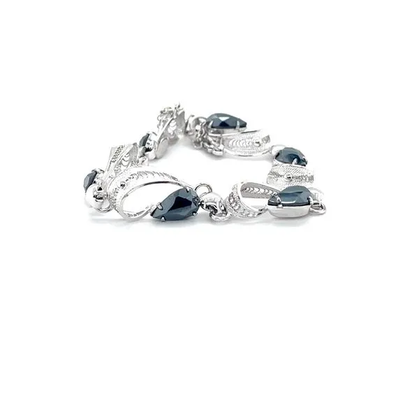 Sterling Silver Estate Hematite Bracelet Minor Jewelry Inc. Nashville, TN