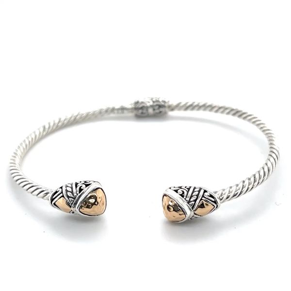 18K - Silver Bangle  Bracelet Image 3 Minor Jewelry Inc. Nashville, TN