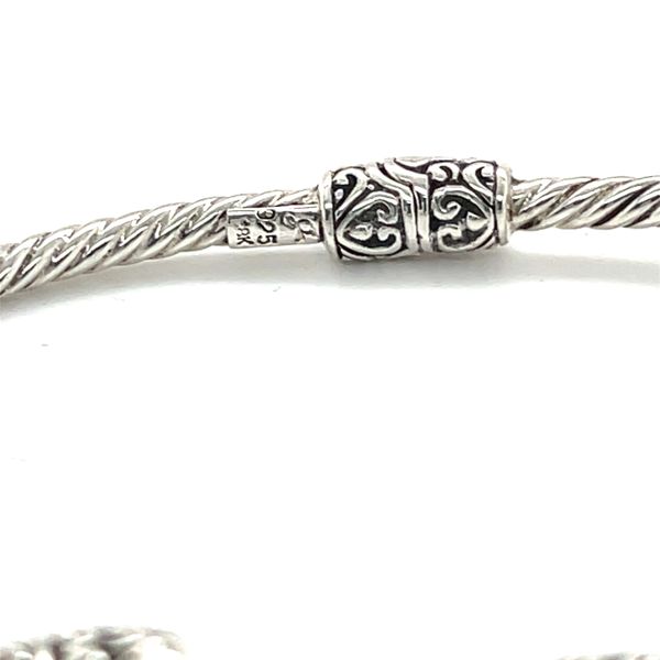 18K - Silver Bangle  Bracelet Image 4 Minor Jewelry Inc. Nashville, TN
