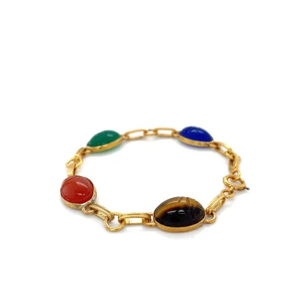 Scarab Silver  Bracelet Image 2 Minor Jewelry Inc. Nashville, TN