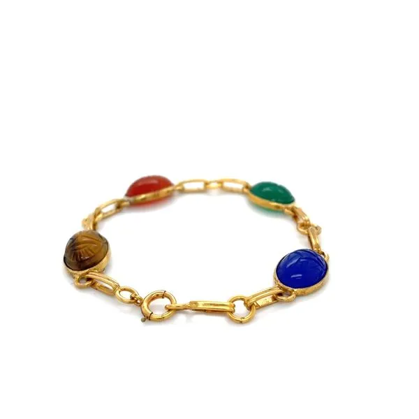 Scarab Silver  Bracelet Image 4 Minor Jewelry Inc. Nashville, TN