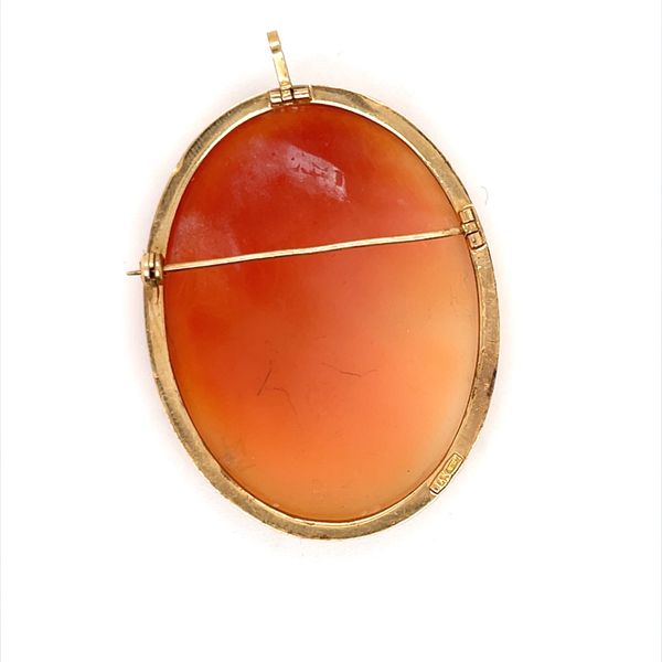 14K Yellow Gold Cameo Pin Image 3 Minor Jewelry Inc. Nashville, TN