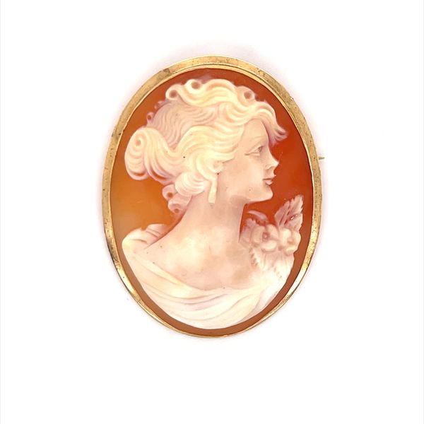 14K Yellow Gold Cameo Pin Minor Jewelry Inc. Nashville, TN