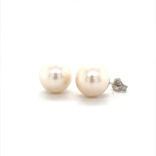 14K White Gold Fresh Water Pearl Studs similar item image