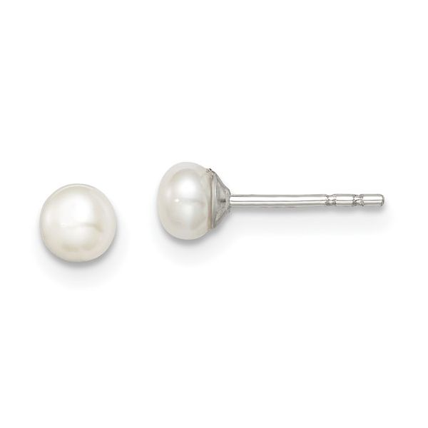 Cultured Pearls Stud Earrings Silver Minor Jewelry Inc. Nashville, TN
